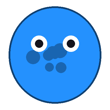 blue creature